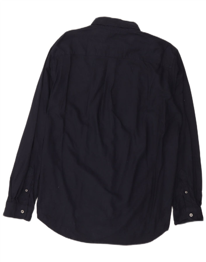 Ανδρικό πουκάμισο French Connection XL Navy Blue Cotton