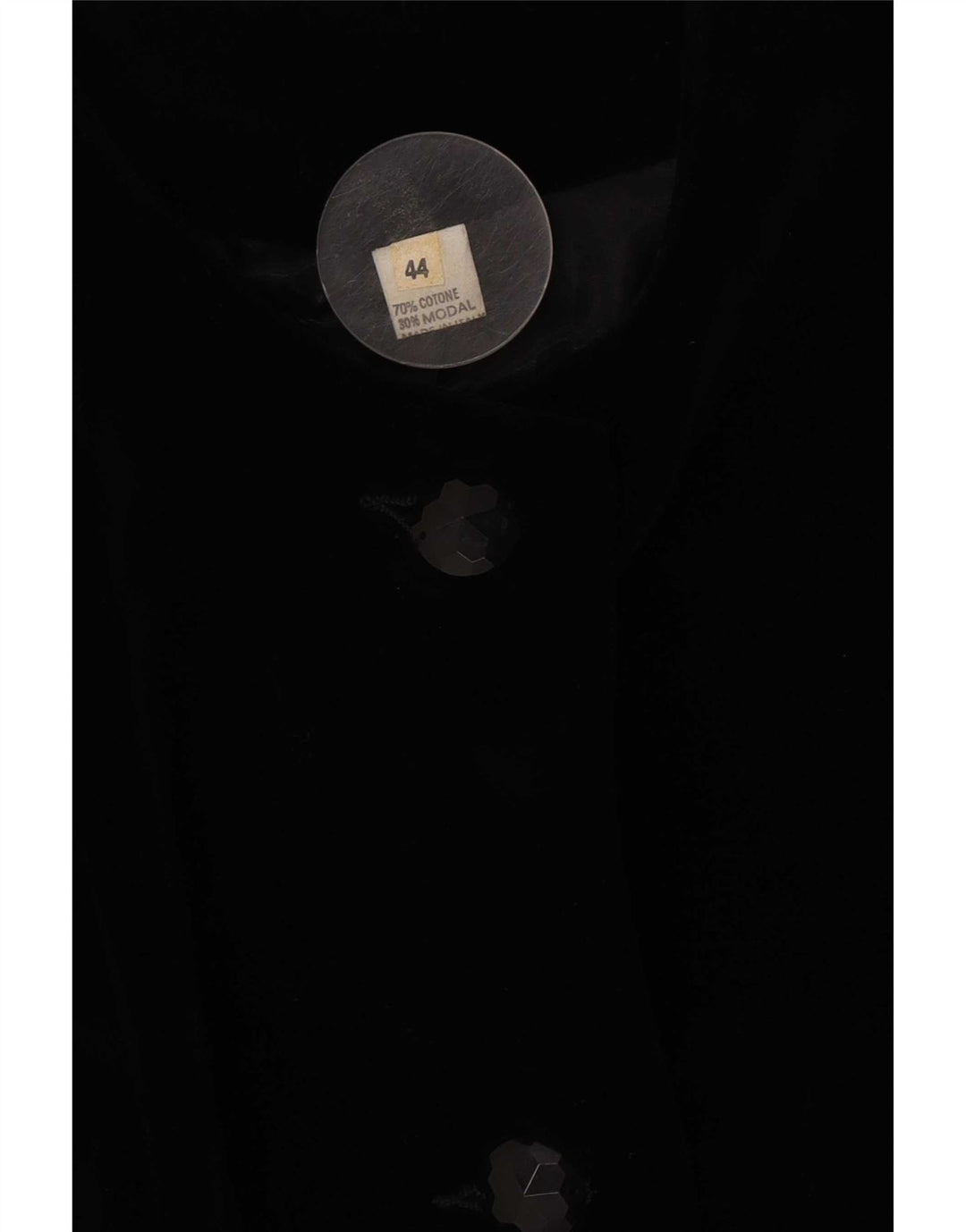 Vintage Γυναικείο Μπουφάν Blazer IT 44 Μεσαίο Μαύρο Βαμβακερό
