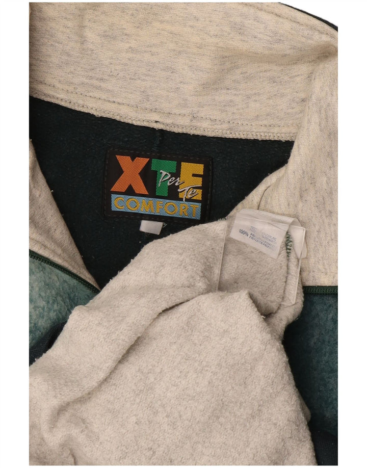 Ανδρικό φούτερ με φερμουάρ EXTE με μεγάλο γκρι χρώμα