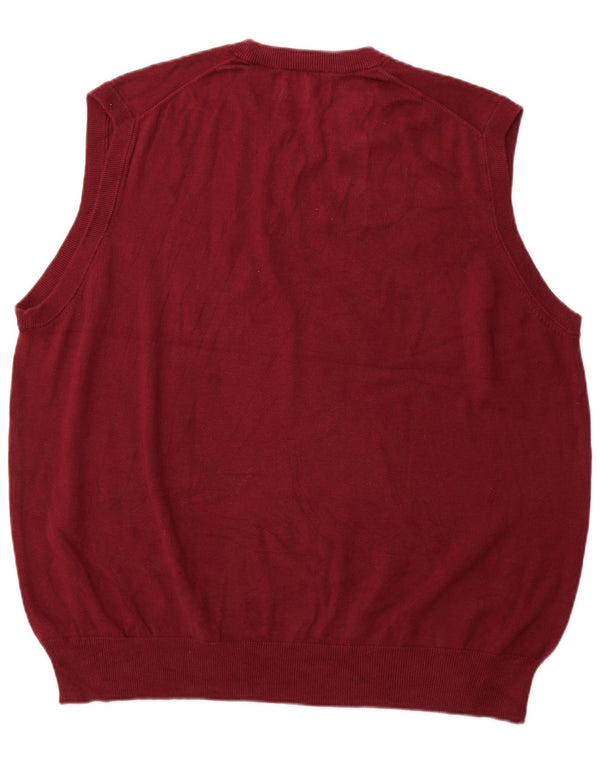 CHAPS Ανδρικό γιλέκο Tank Top 3XL Maroon Cotton