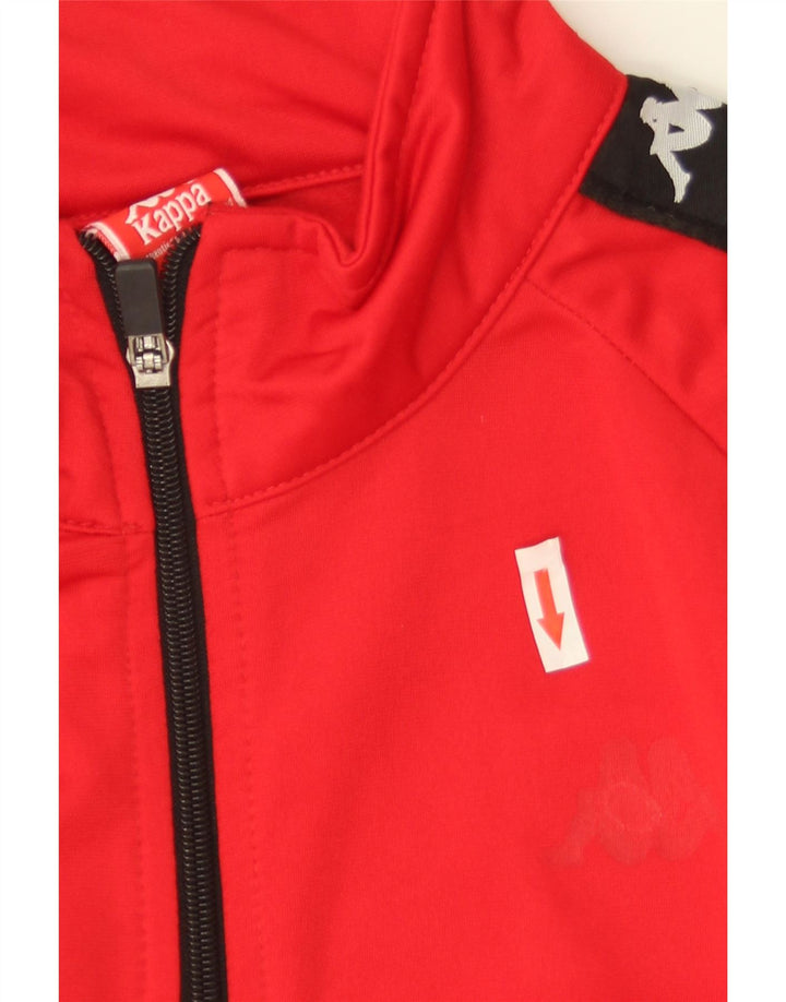 Ανδρική φόρμα γραφική Kappa Top Jacket XL Red Colourblock