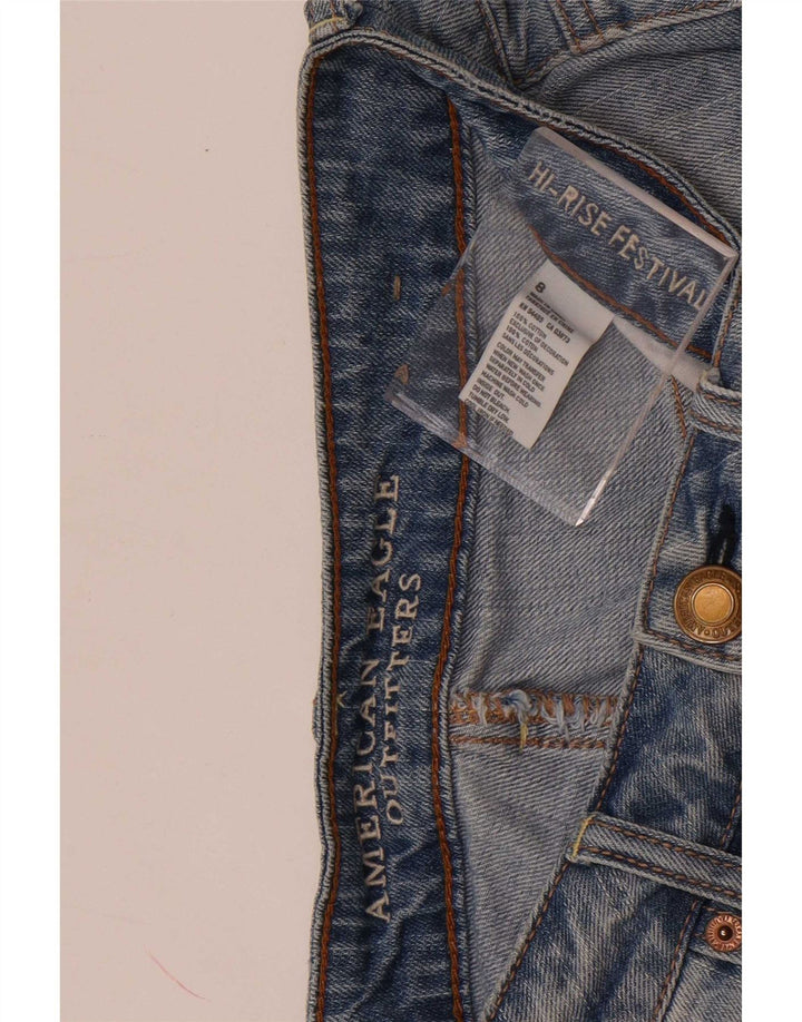 Γυναικείο τζιν σορτς American Eagle Distressed US 8 Medium W30 Blue