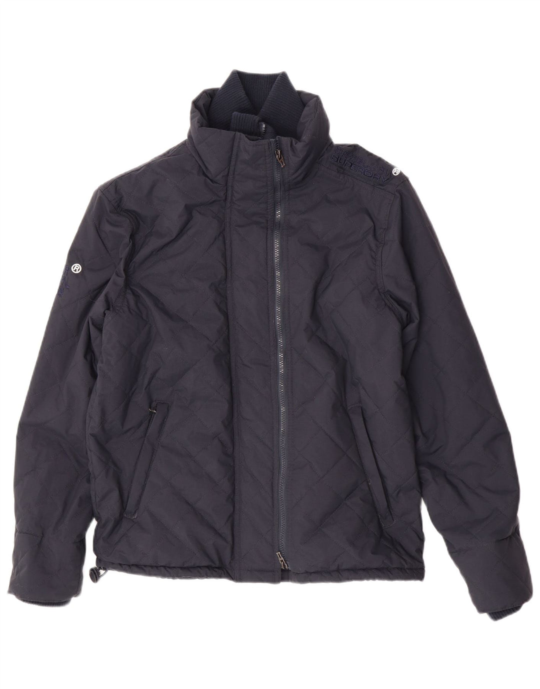 Superdry Ανδρικό μπουφάν με επένδυση UK 38 Medium Navy Blue Nylon