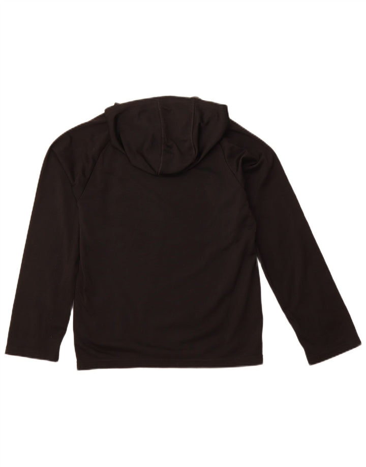 PUMA Boys Hoodie Jumper 11-12 Years Black Polyester