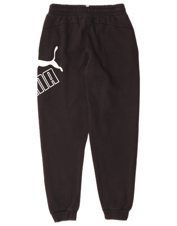 Παντελόνι αθλητικής φόρμας PUMA Boys Graphic Joggers 13-14 ετών Μαύρο βαμβακερό