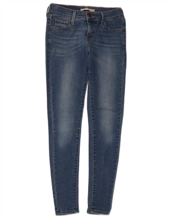 LEVI'S Γυναικείο 710 Super Skinny Jeans W25 L28 Μπλε Βαμβακερό