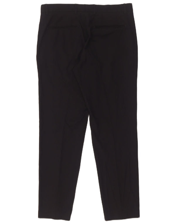 Zara Ανδρικό Slim Chino Παντελόνι EU 40 Medium W31 L29 Μαύρο