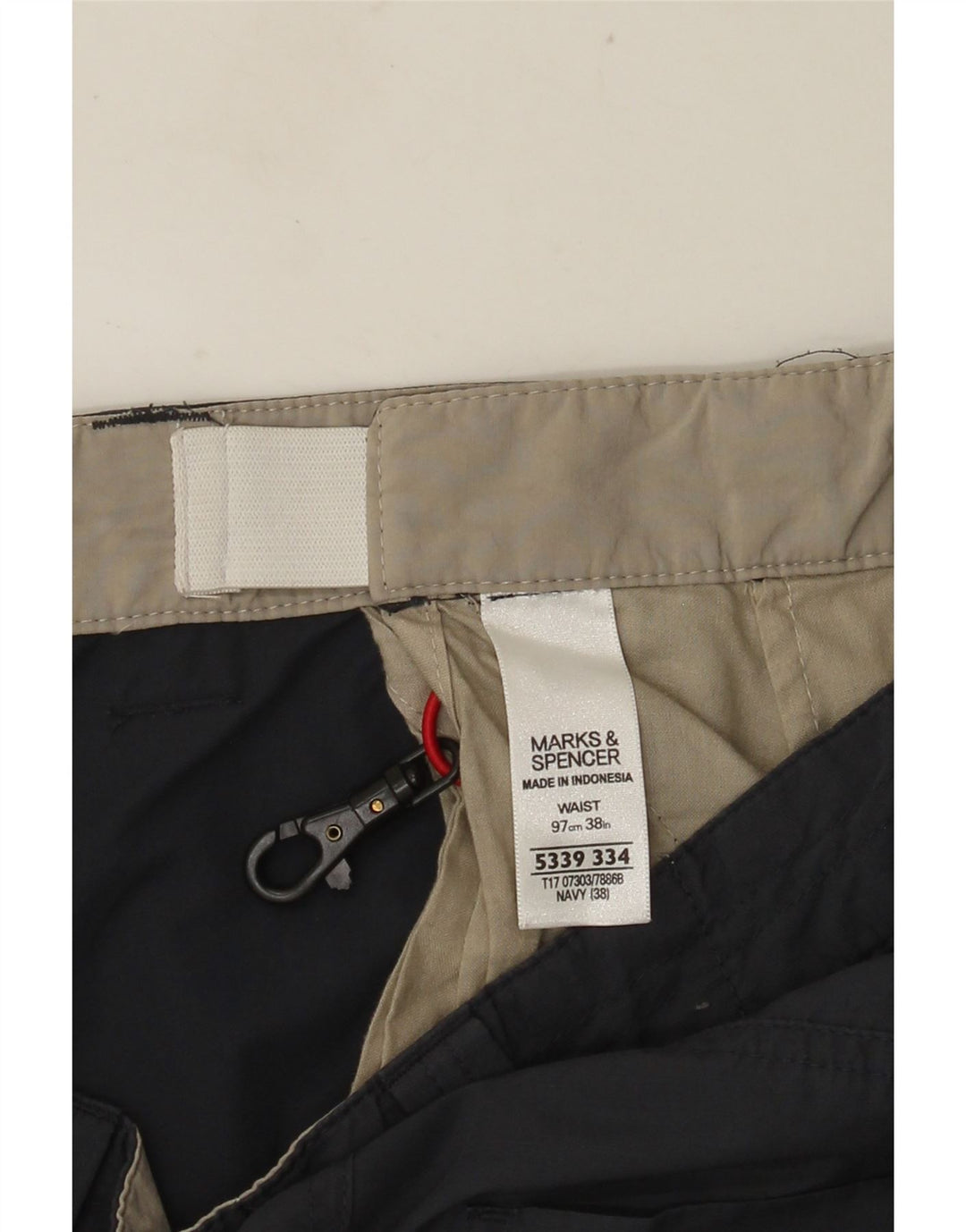 MARKS & SPENCER Ανδρικό σορτς Cargo W38 XL Γκρι βαμβακερό