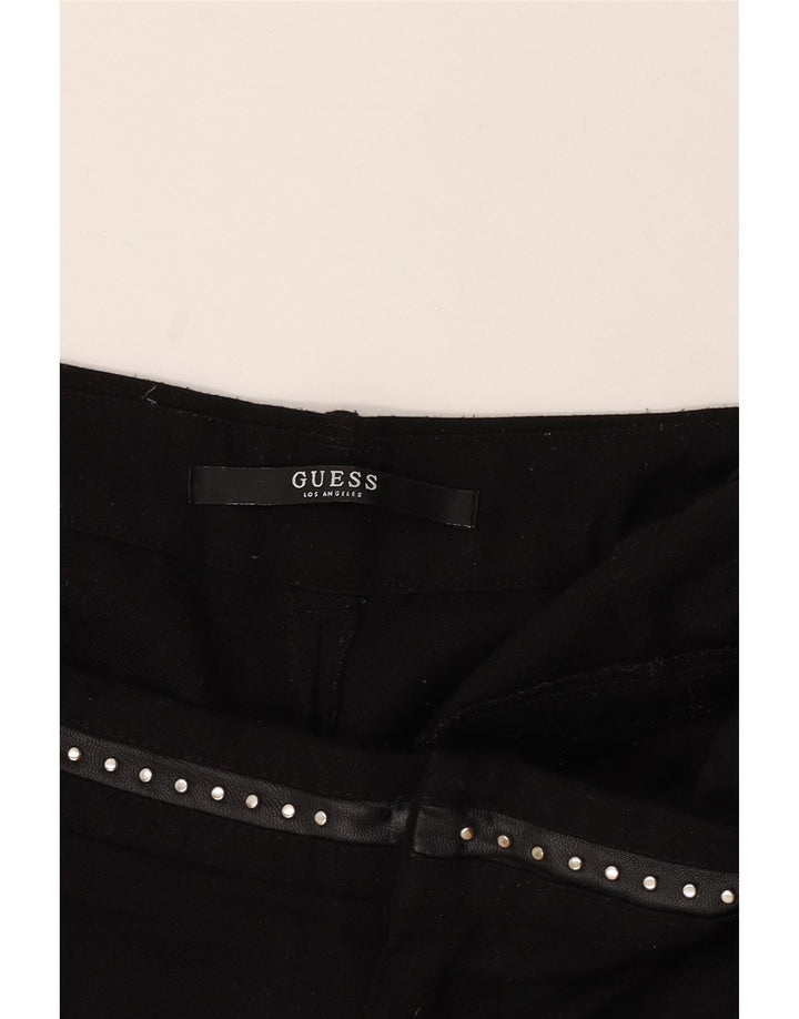 Guess Γυναικείο Slim Chino Παντελόνι UK 16 Large Μαύρο