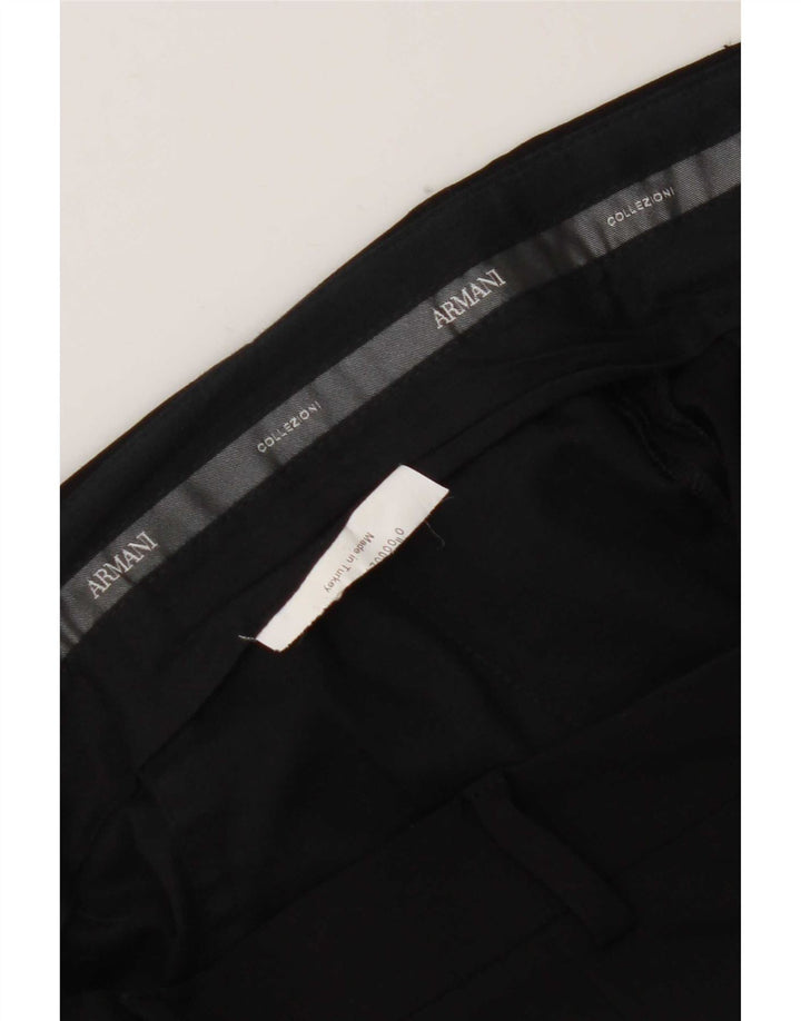 Armani Ανδρικό ίσιο παντελόνι W32 L31 Μαύρο