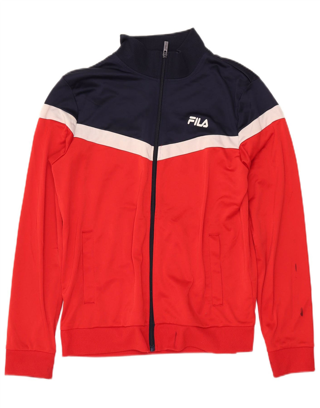 Ανδρική φόρμα FILA Top Jacket Small Red Colourblock Polyester