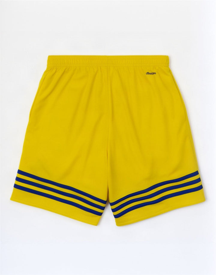 Ανδρικό αθλητικό σορτς Adidas Climalite Μικρό κίτρινο πολυεστέρα