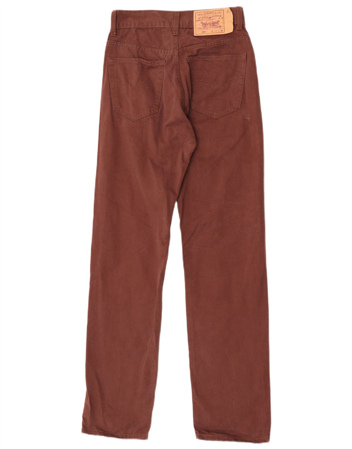 Levi's Womens 501 Straight Jeans W29 L32 Καφέ Βαμβακερό