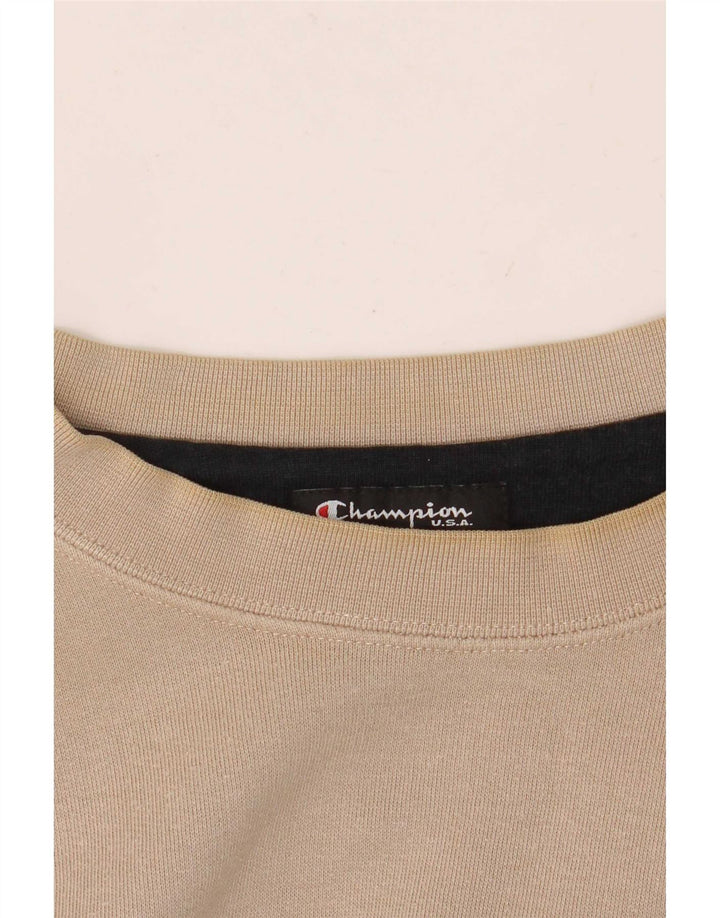 Ανδρικό γραφικό φούτερ Champion Jumper XL Beige