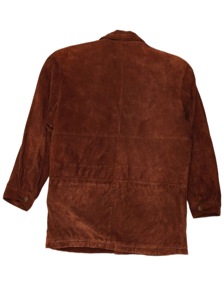 Vintage Ανδρικό Suede Jacket UK 42 XL Brown