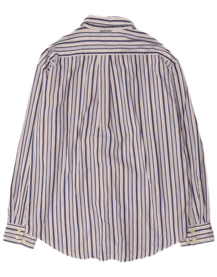 Tommy Hilfiger Ανδρικό πουκάμισο XL Μπλε ριγέ βαμβακερό