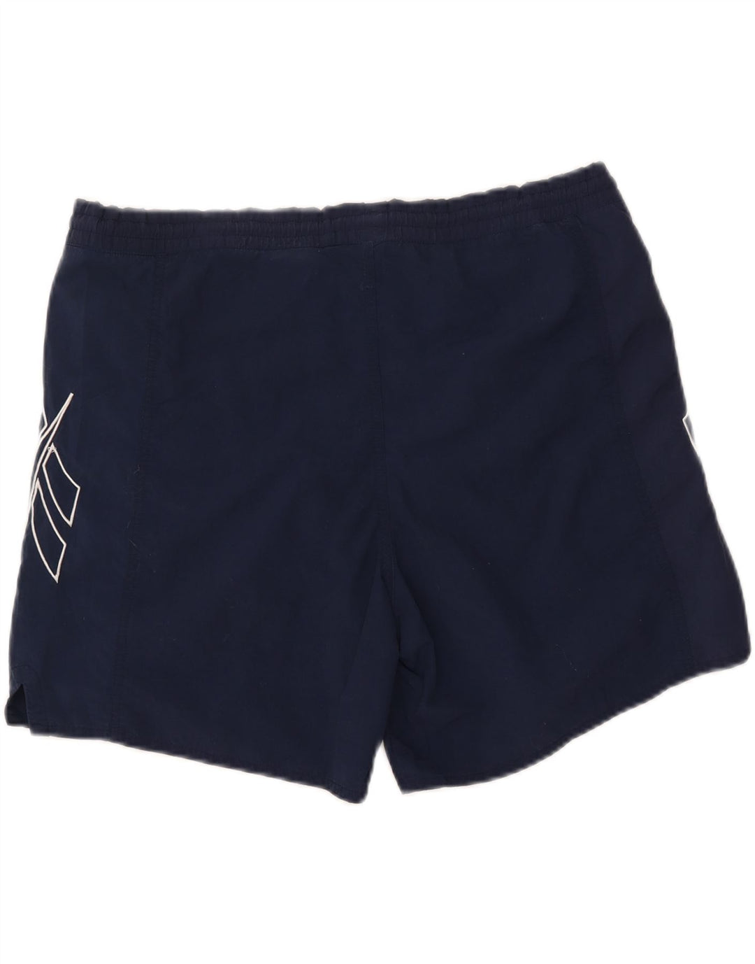 Ανδρικό γραφικό σορτς κολύμβησης Reebok με μεσαίο μπλε ναυτικό πολυεστέρα