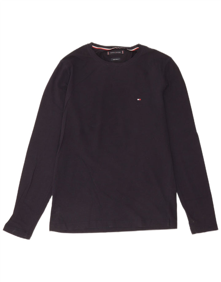 Tommy Hilfiger Ανδρικό Extra Slim Μπλουζάκι Μακρυμάνικο Μεσαίο Navy Blue βαμβακερό