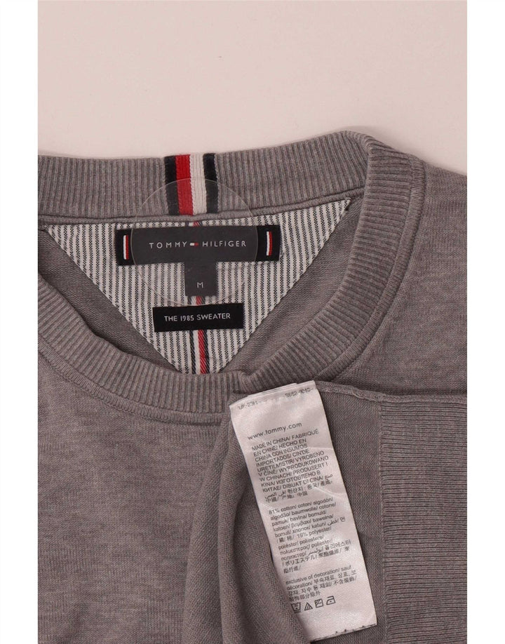 Ανδρικό πουλόβερ με λαιμόκοψη Tommy Hilfiger, μεσαίο βαμβακερό