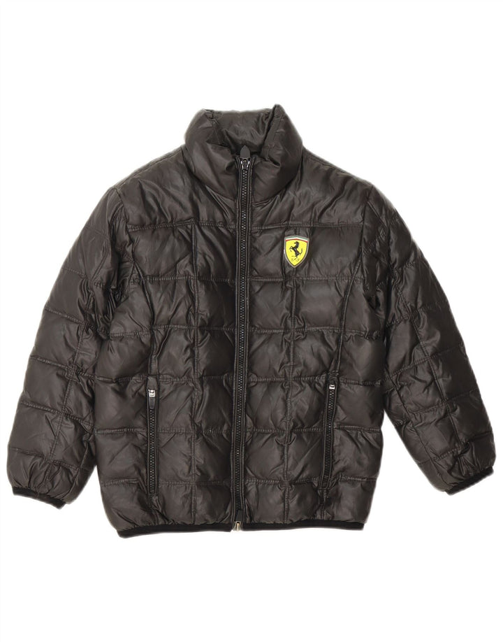 Μπουφάν Ferrari Boys padded Jacket 7-8 Years Black Nylon