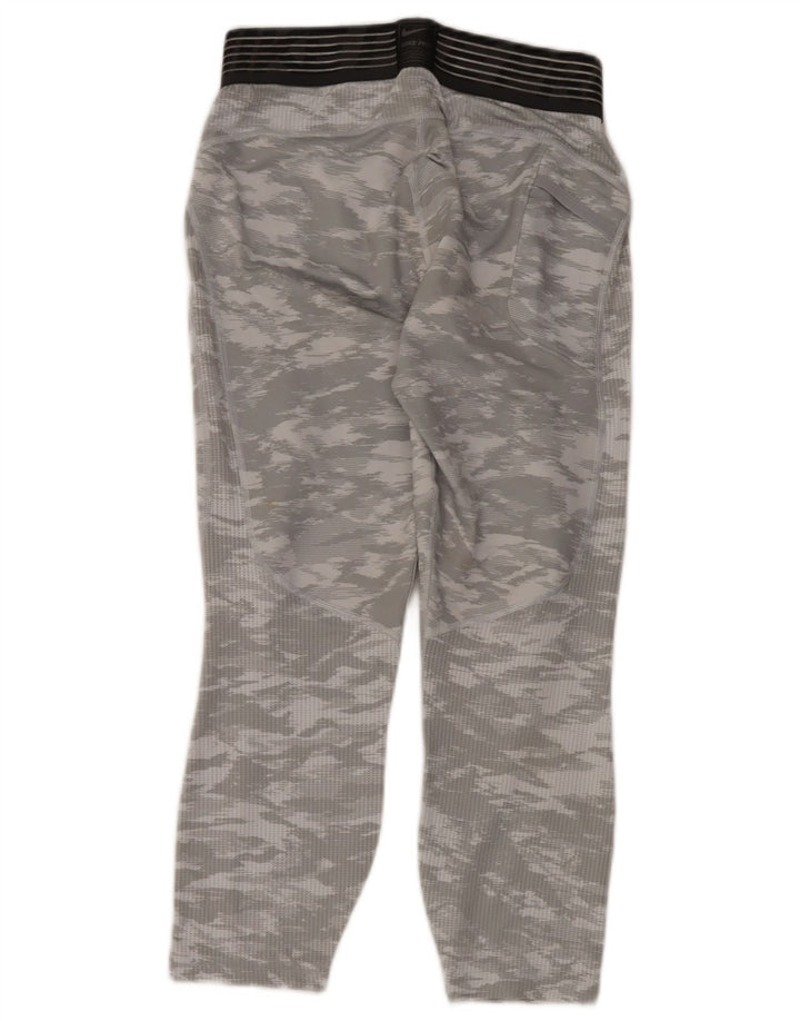 Ανδρικά κολάν Nike Dri Fit με μεσαίο γκρι πολυεστέρα παραλλαγής