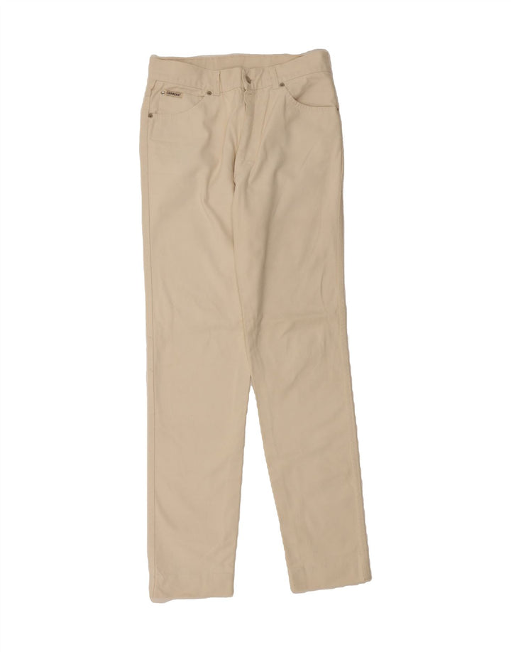 CARRERA Mens Slim Casual Trousers W30 L34 Beige Vintage Carrera and Second-Hand Carrera from Messina Hembry 