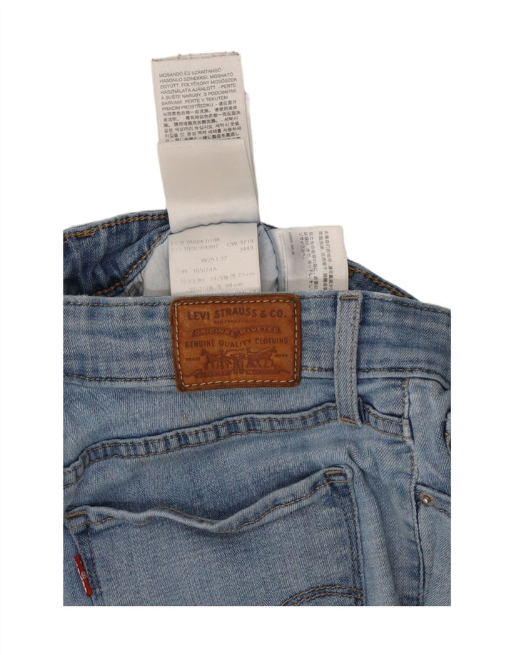 Γυναικείο τζιν LEVI'S ίσιο W29 L32 Μπλε βαμβακερό