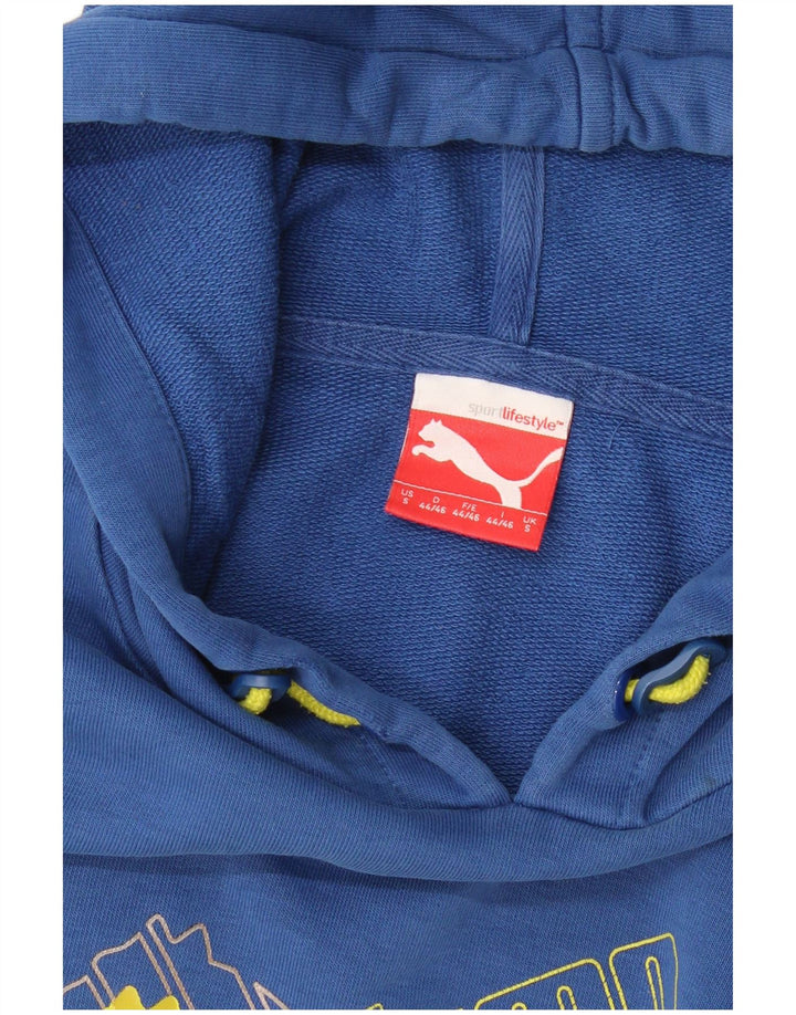 Ανδρικά γραφικά κουκούλα PUMA Μικρό Μπλε