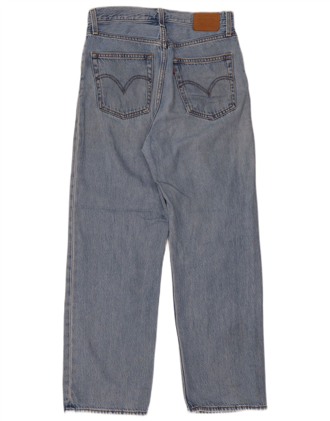 LEVI'S Γυναικείο Ribcage Straight Jeans W27 L27 Μπλε βαμβακερό