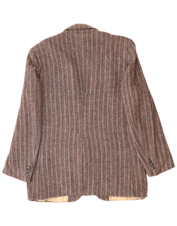 Ανδρικό σακάκι HARRIS TWEED 2 κουμπιά σακάκι UK 38 μεσαίο γκρι ριγέ