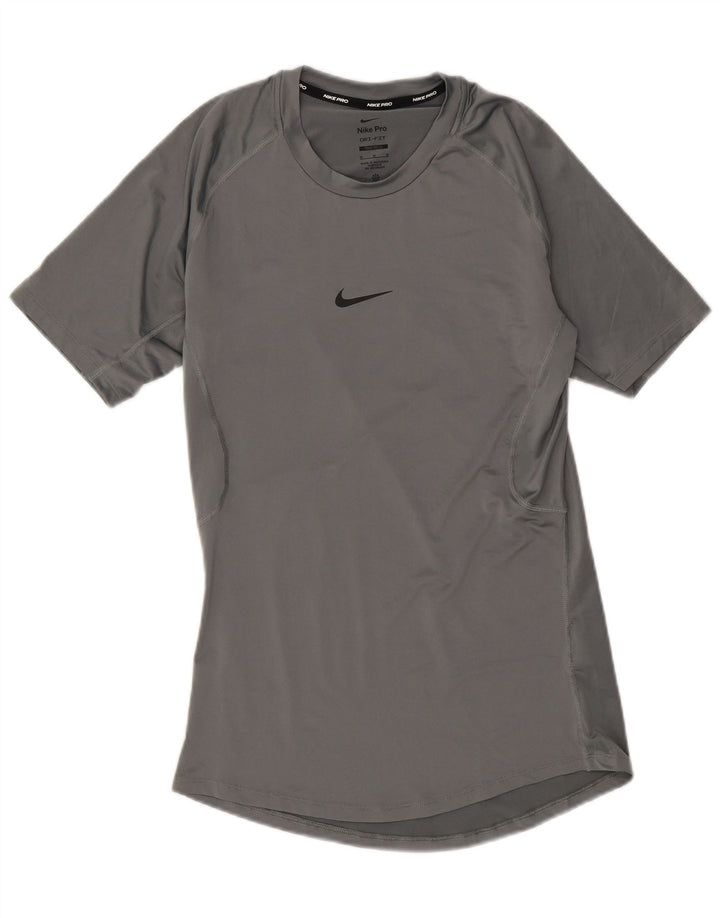 Ανδρικό T-shirt Nike T-shirt με μεσαίο γκρι πολυεστέρα