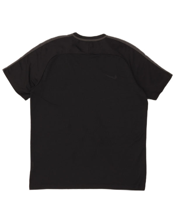 Ανδρικό T-Shirt Nike Dri Fit Top XL Μαύρο Colourblock Πολυεστέρας