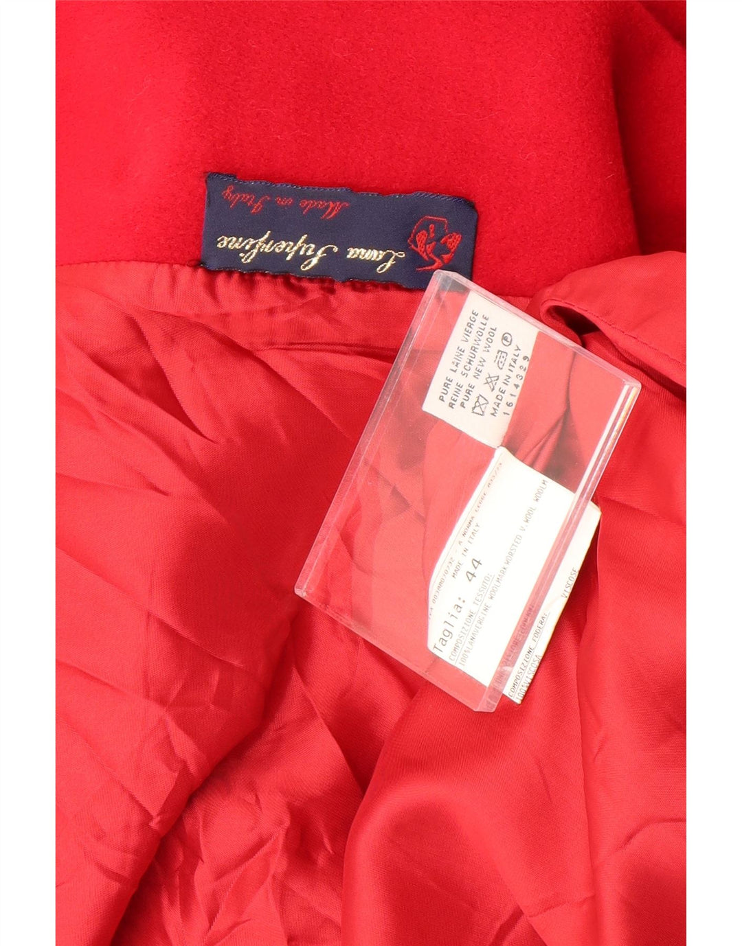 Vintage Γυναικείο Παλτό IT 44 Medium Red New Wool