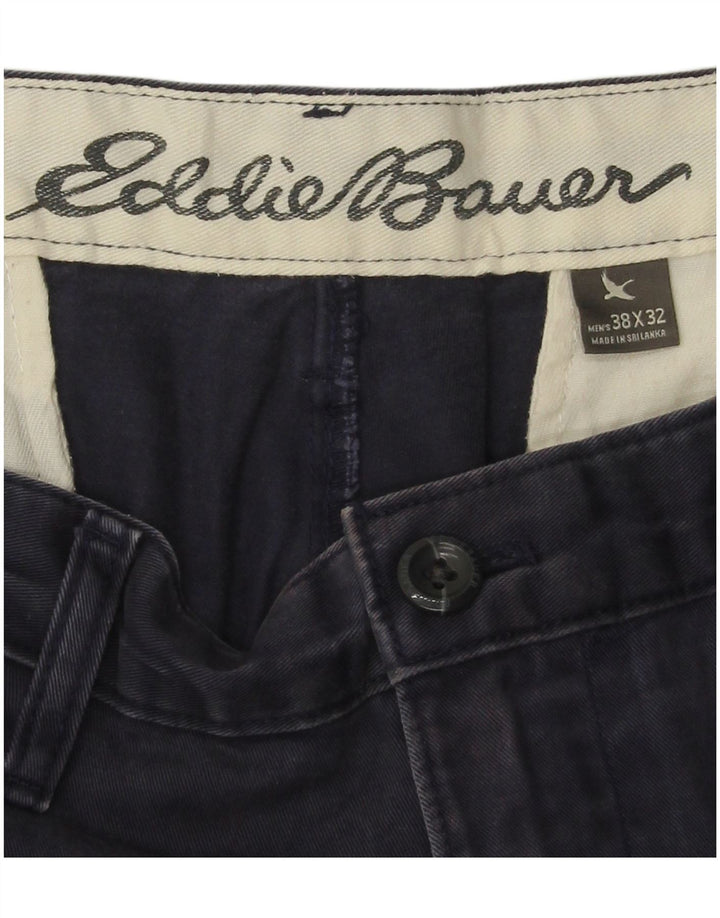 EDDIE BAUER Ανδρικό ίσιο παντελόνι Chino W38 L32 Navy Blue