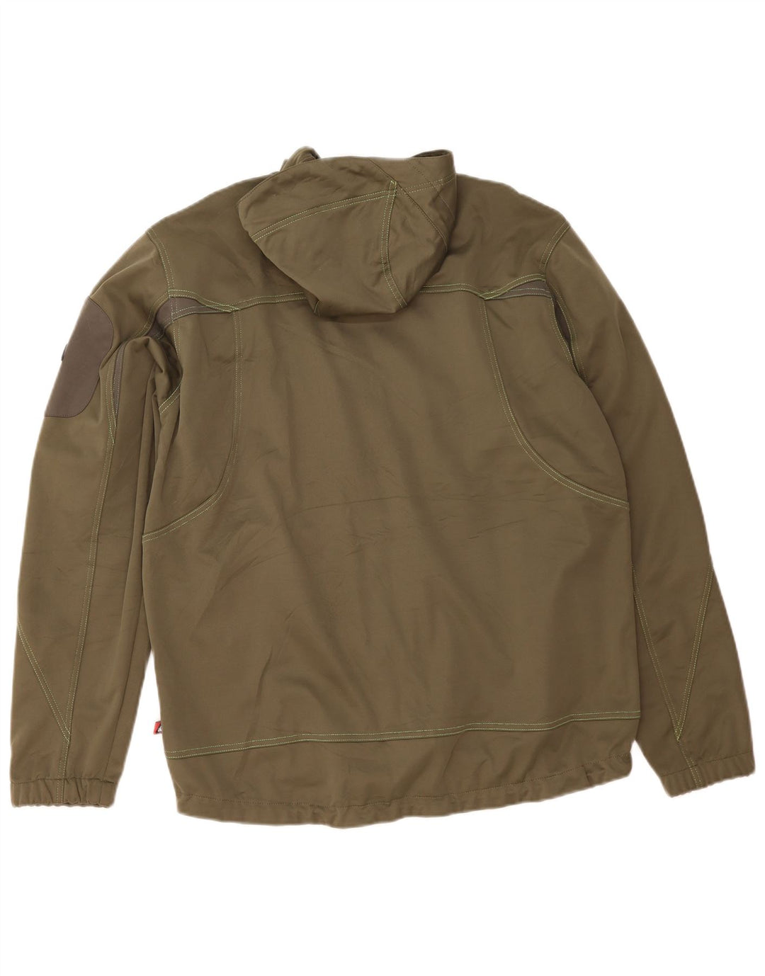 OCK Ανδρική αθλητική φόρμα με κουκούλα Top Jacket XL Khaki Polyester