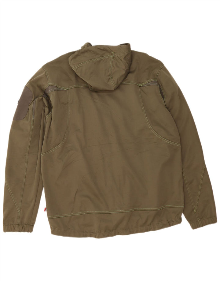 OCK Ανδρική αθλητική φόρμα με κουκούλα Top Jacket XL Khaki Polyester