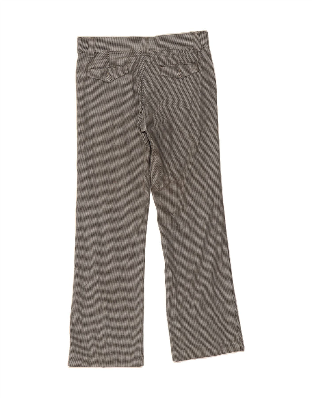 LEE Womens Straight Chino Trousers US 8 Medium W34 L32 Grey Houndstooth Vintage Lee and Second-Hand Lee from Messina Hembry 