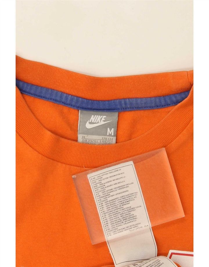 Ανδρικό μπλουζάκι Nike γραφικό KNVB Μπλουζάκι με μεσαίο πορτοκαλί βαμβάκι