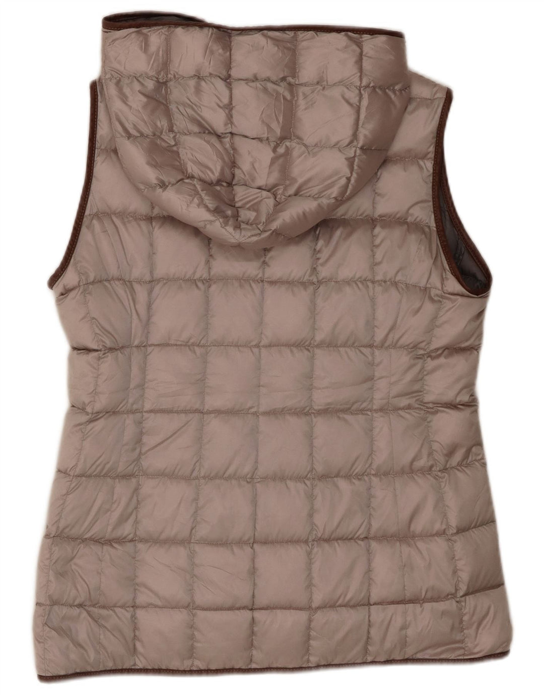 Fay γυναικείο padded Gilet UK 16 Large Beige Polyester