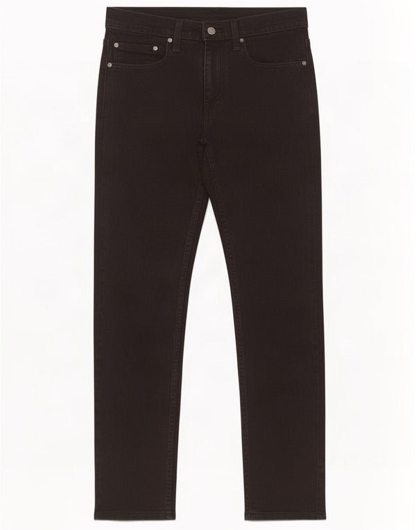 Levi's Mens 502 Tapered Jeans W31 L32 Μαύρο βαμβακερό