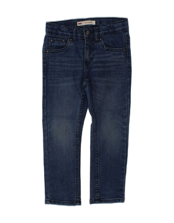 LEVI'S Boys 510 Skinny Jeans 3-4 Years W22 L16 Blue Cotton