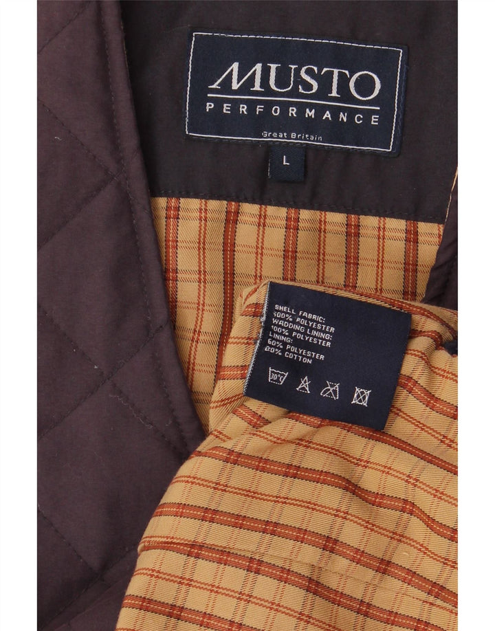 Musto Γυναικείο Καπιτονέ Gilet UK 16 Μεγάλος Μωβ Πολυεστέρας