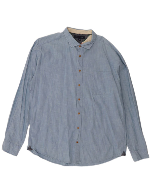Ανδρικό πουκάμισο Tommy Hilfiger 2XL Μπλε βαμβακερό