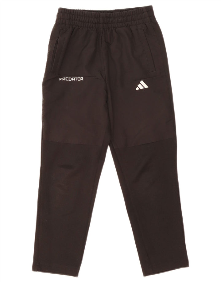 Παντελόνι αθλητικής φόρμας Adidas Boys 7-8 ετών Μαύρο Πολυεστέρα