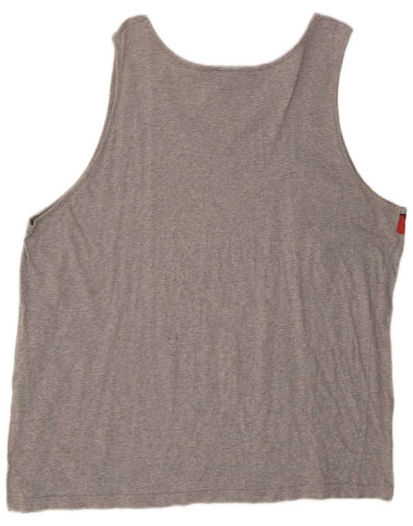 Ανδρικό γραφικό γιλέκο ADIDAS Top 2XL Γκρι Colourblock