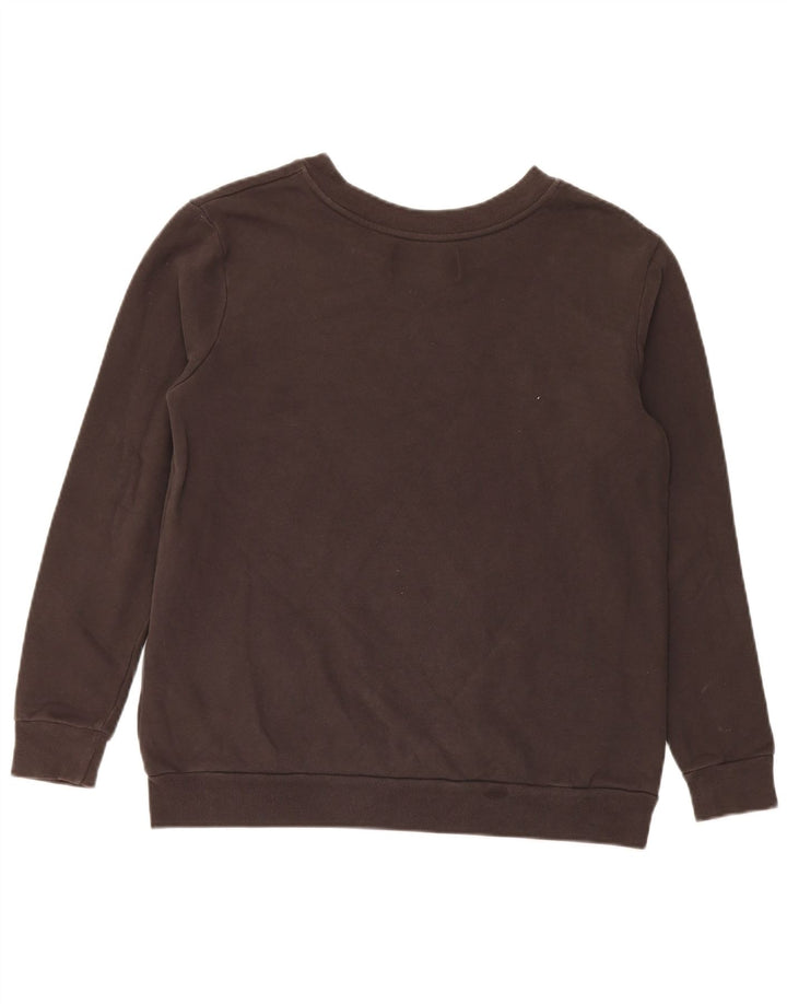 Calvin Klein Jeans Ανδρικό γραφικό φούτερ Jumper Μικρό καφέ βαμβακερό