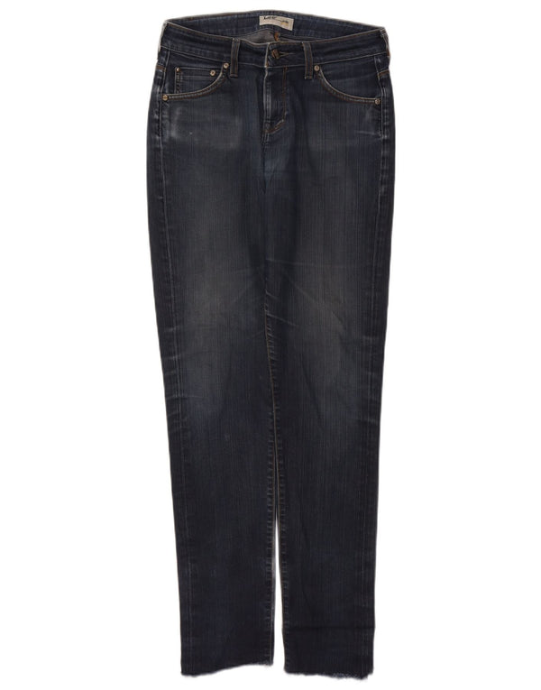 Lee Womens Slim Jeans W28 L31 Navy Blue Cotton