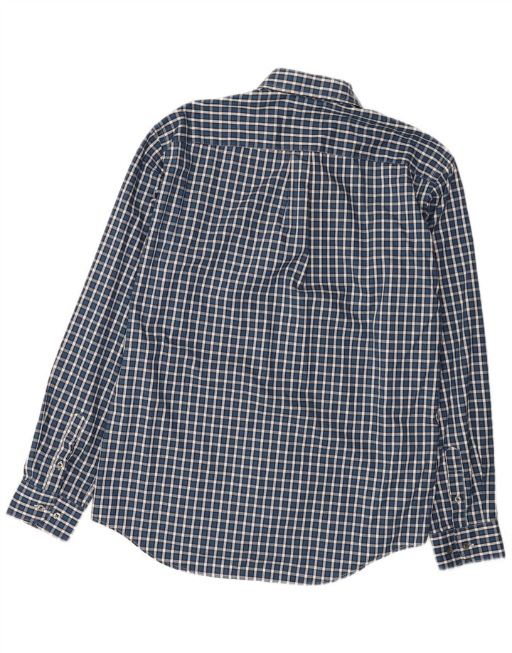 Ανδρικό πουκάμισο Lacoste Regular Fit Νούμερο 42 Μεγάλο μπλε βαμβακερό καρό