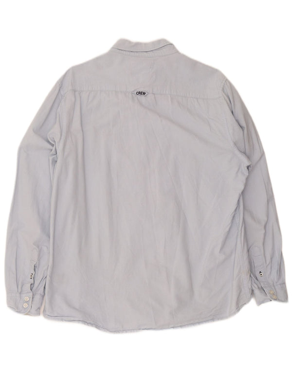 Ανδρικό πουκάμισο Crew Clothing Slim Fit XL Μπλε βαμβακερό