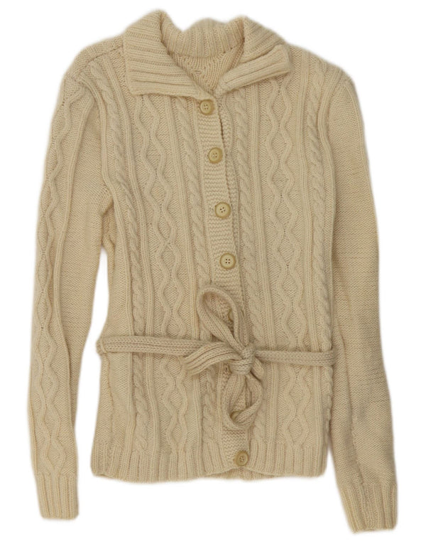 Vintage Γυναικεία Ζακέτα UK 14 Medium Beige